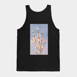 Peach blossom - Prunus persica - botanical illustration Tank Top